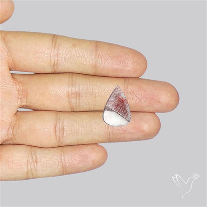 Rare Brazilian Lepidocrocite In Quartz Cabochon