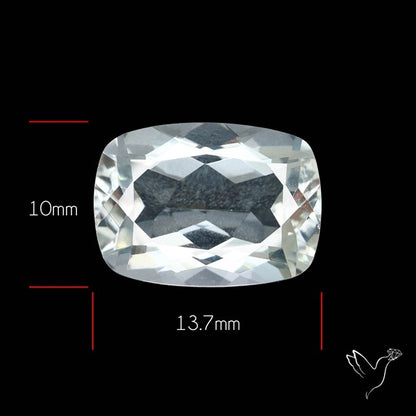 Himalayan Clear Crystal Quartz Faceted Fine Gemstone