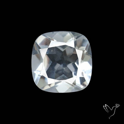 Himalayan Clear Crystal Quartz Faceted Fine Gemstone