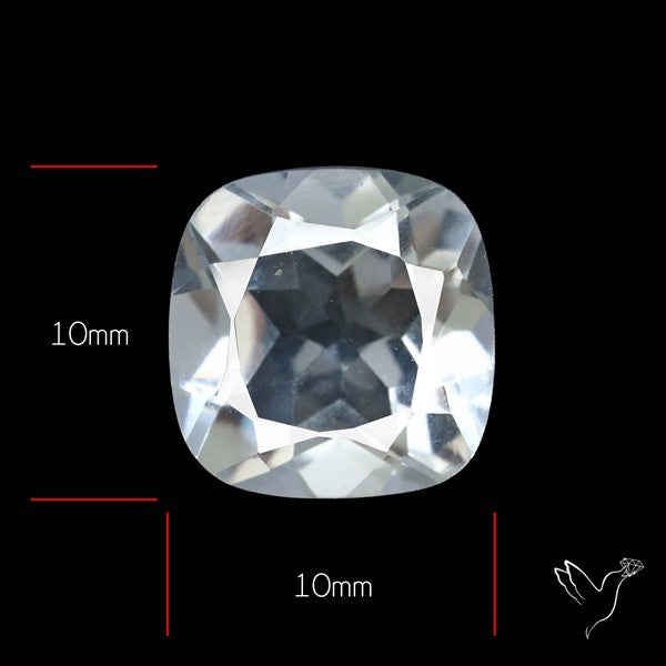 Himalayan Clear Crystal Quartz Faceted Fine Gemstone