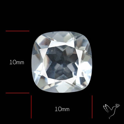 Himalayan Clear Crystal Quartz Faceted Fine Gemstone