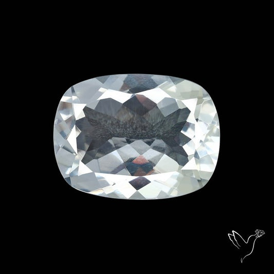 Himalayan Clear Crystal Quartz Faceted Fine Gemstone