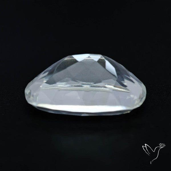 Himalayan Clear Crystal Quartz Faceted Fine Gemstone