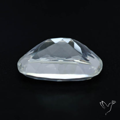 Himalayan Clear Crystal Quartz Faceted Fine Gemstone