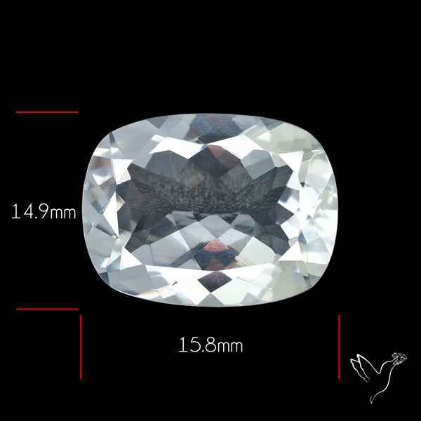Himalayan Clear Crystal Quartz Faceted Fine Gemstone