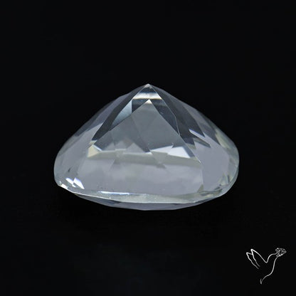 Himalayan Clear Crystal Quartz Faceted Fine Gemstone