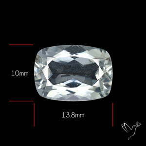 Himalayan Clear Crystal Quartz Faceted Fine Gemstone