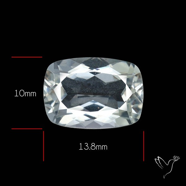 Himalayan Clear Crystal Quartz Faceted Fine Gemstone