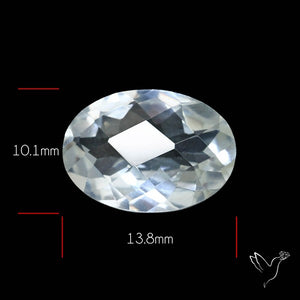Himalayan Clear Crystal Quartz Faceted Fine Gemstone