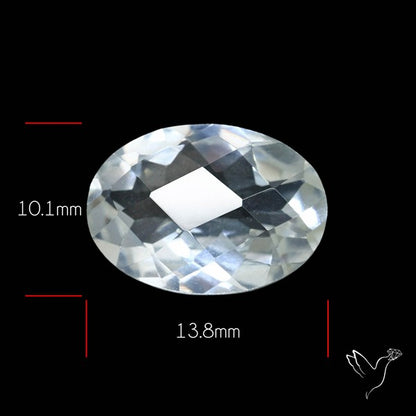 Himalayan Clear Crystal Quartz Faceted Fine Gemstone