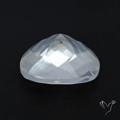 Himalayan Clear Crystal Quartz Faceted Fine Gemstone
