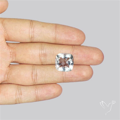 Himalayan Clear Crystal Quartz Faceted Fine Gemstone