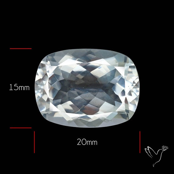 Himalayan Clear Crystal Quartz Faceted Fine Gemstone