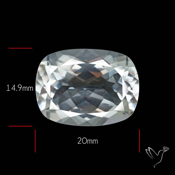 Himalayan Clear Crystal Quartz Faceted Fine Gemstone
