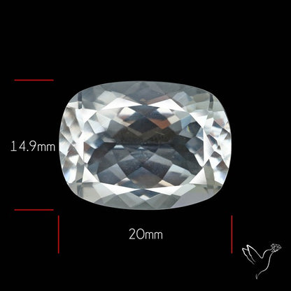 Himalayan Clear Crystal Quartz Faceted Fine Gemstone