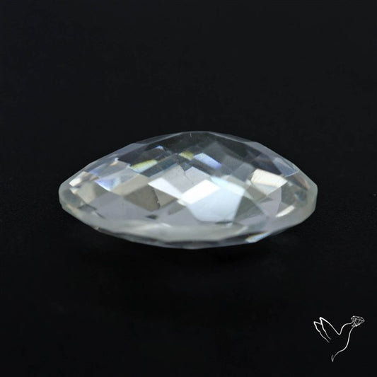 Himalayan Clear Crystal Quartz Faceted Fine Gemstone