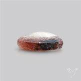 Rare Brazilian Lepidocrocite In Quartz Cabochon