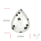 Rare Pyrite Included Quartz Cabochon