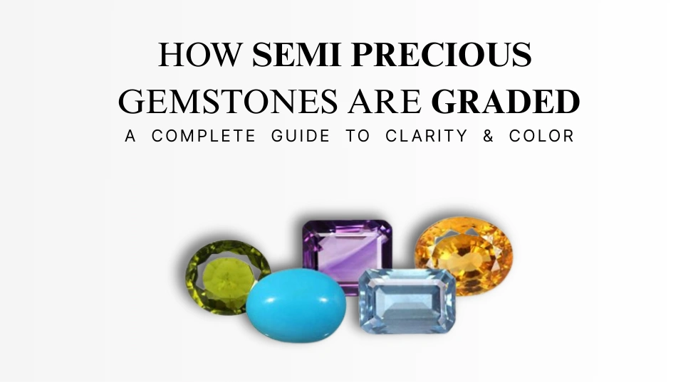 How Semi Precious Gemstones Are Graded: A Complete Guide to Clarity & Color