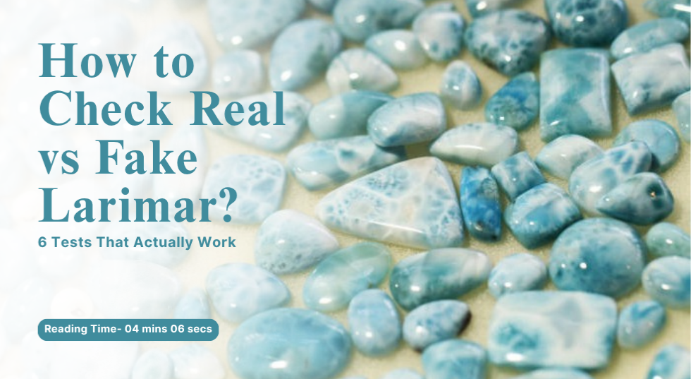 how to check real vs fake larimar 