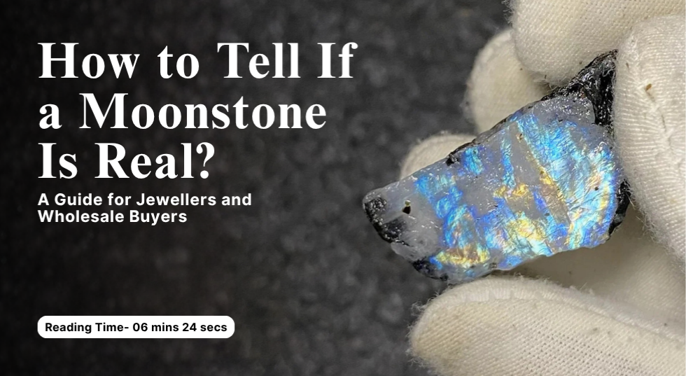 how tot tell if a moonstone is real