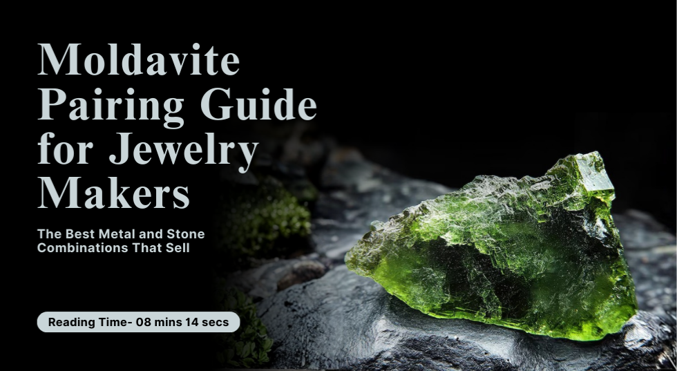 Moldavite Pairing Guide for Jewelry Makers: Best Metal and Stone Combination That Sell