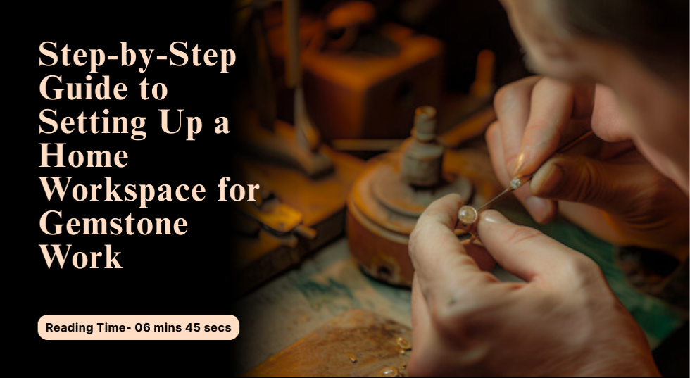 Step-by-Step Guide to Setting Up a Home Workspace for Gemstone Work