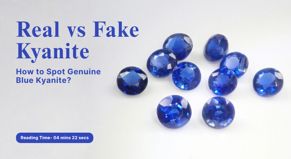 real vs fake kyanite 