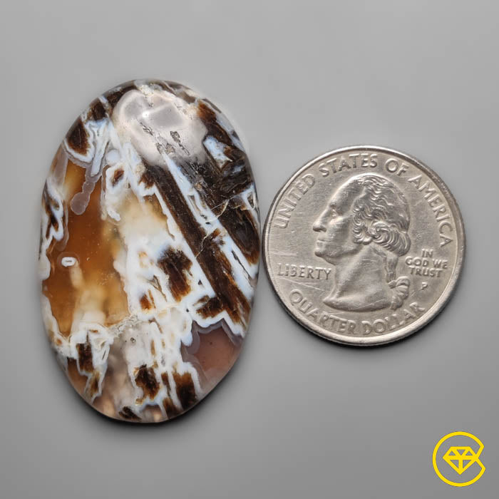 Turkish Tube Agate Cabochon