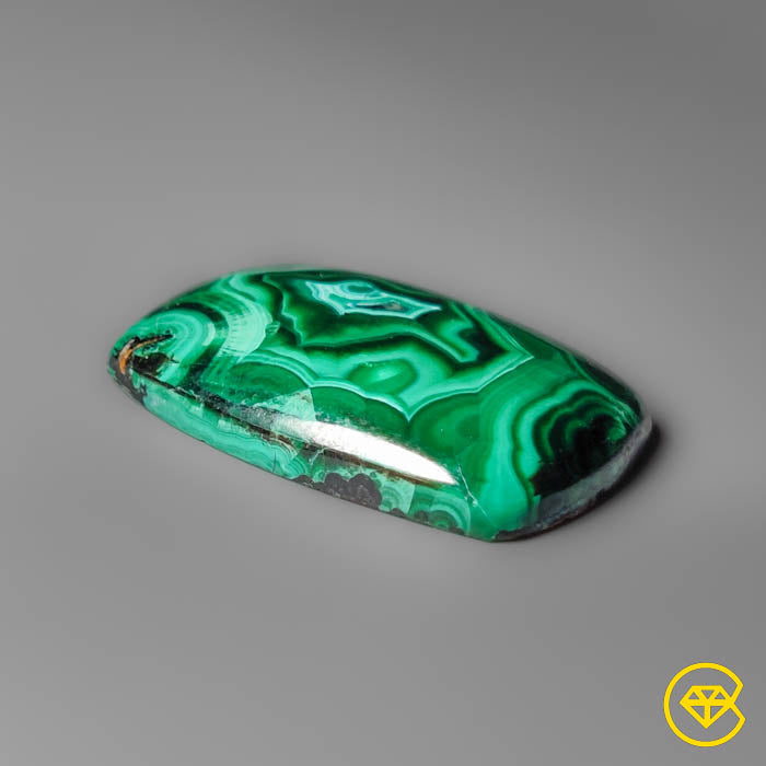 Chrysocolla In Malachite Cabochon