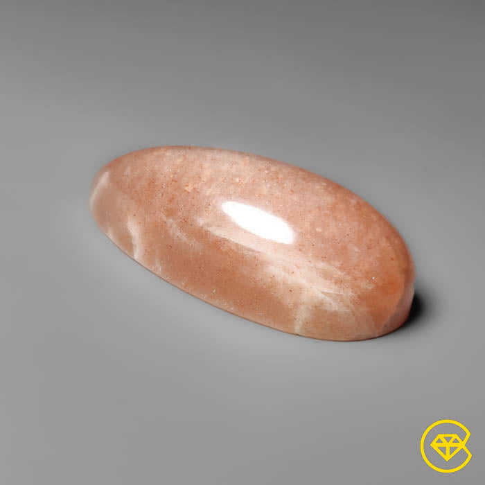Peach Moonstone with Sunstone Inclusions