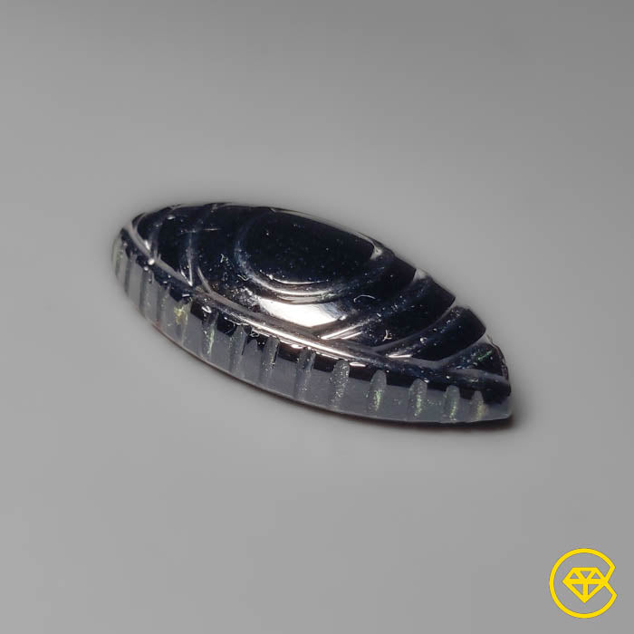 Black Onyx Evil Eye Carving
