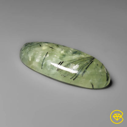 Prehnite with Black Tourmaline Inclusions