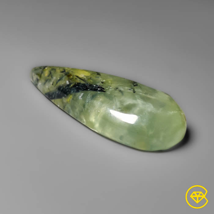 Prehnite with Black Tourmaline Inclusions