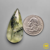 Prehnite with Black Tourmaline Inclusions