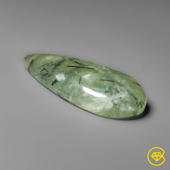 Prehnite with Black Tourmaline Inclusions
