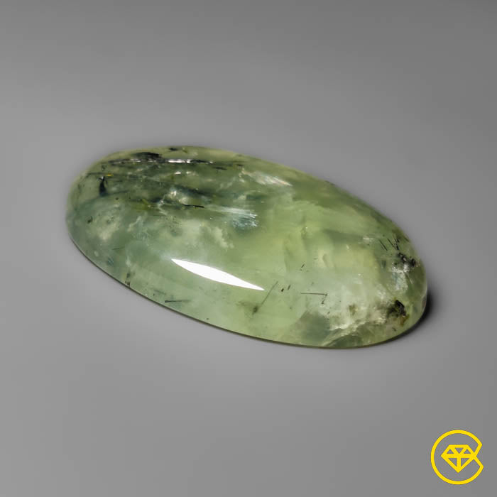 Prehnite with Black Tourmaline Inclusions