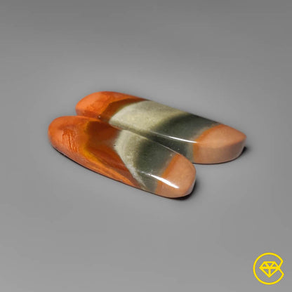 Polychrome Jasper Pair