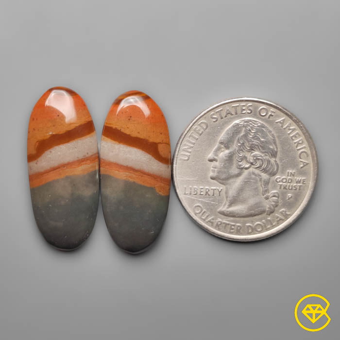 Polychrome Jasper Pair