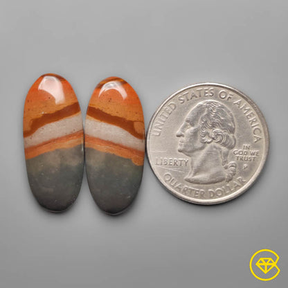 Polychrome Jasper Pair