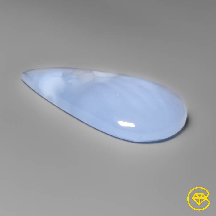 Large Namibian Blue Chalcedony Cabochon
