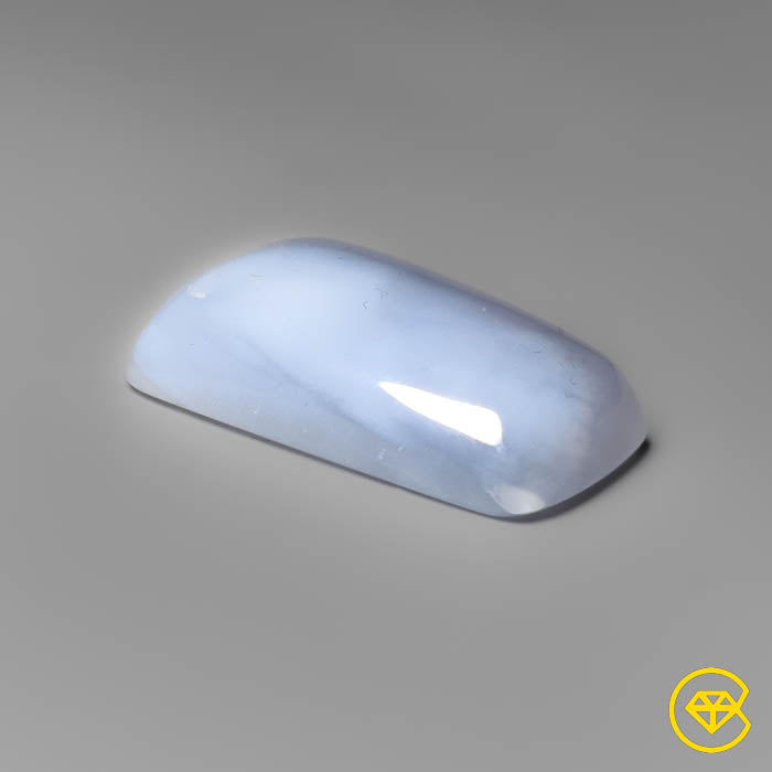 Large Namibian Blue Chalcedony Cabochon