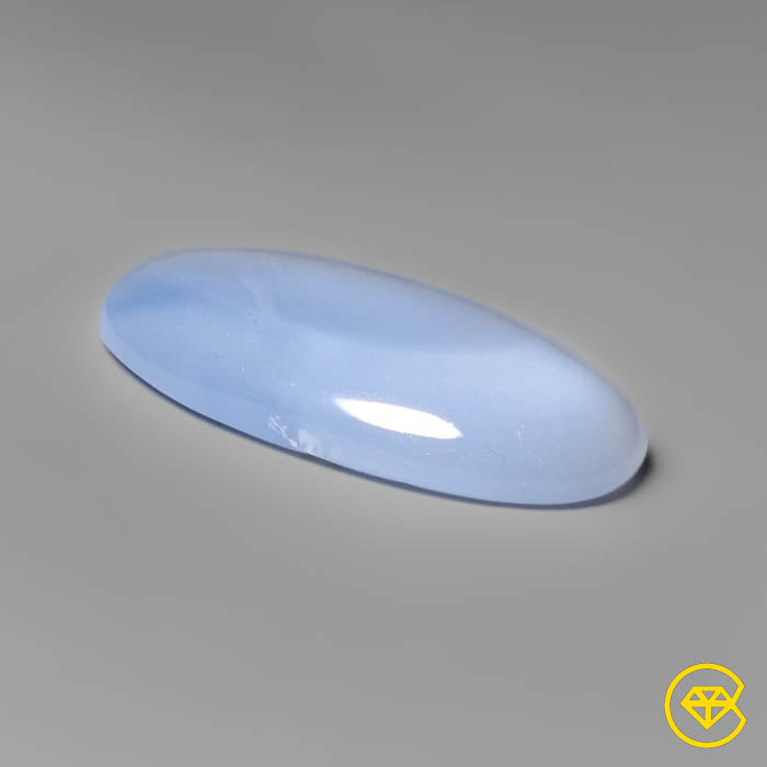 Large Namibian Blue Chalcedony Cabochon
