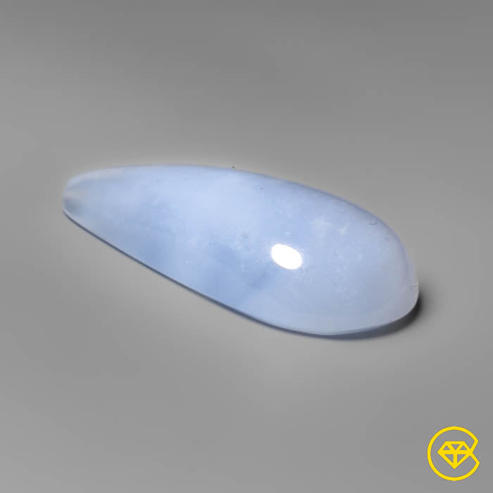 Large Namibian Blue Chalcedony Cabochon