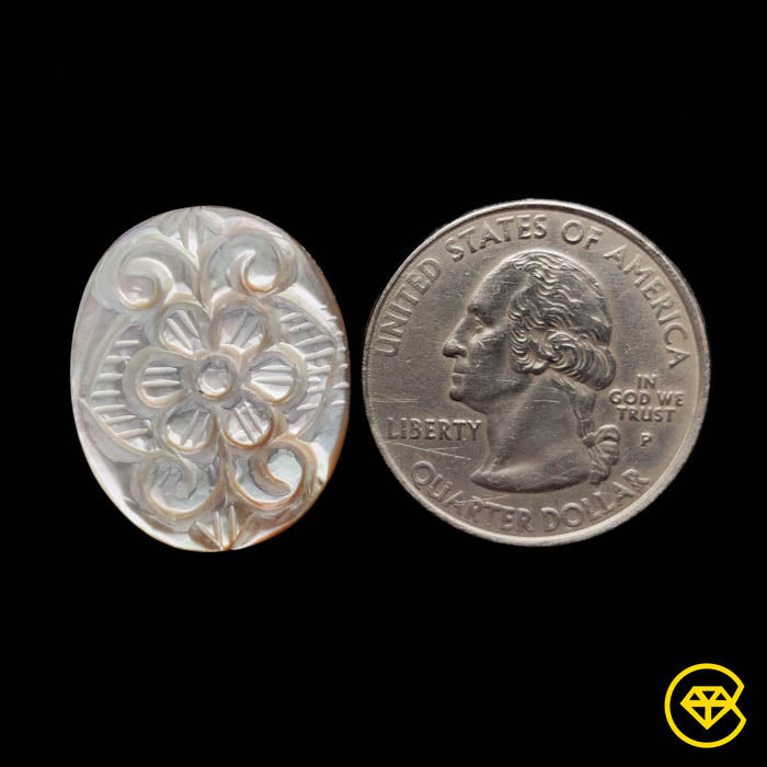 Mother Of Pearl Mughal Carving