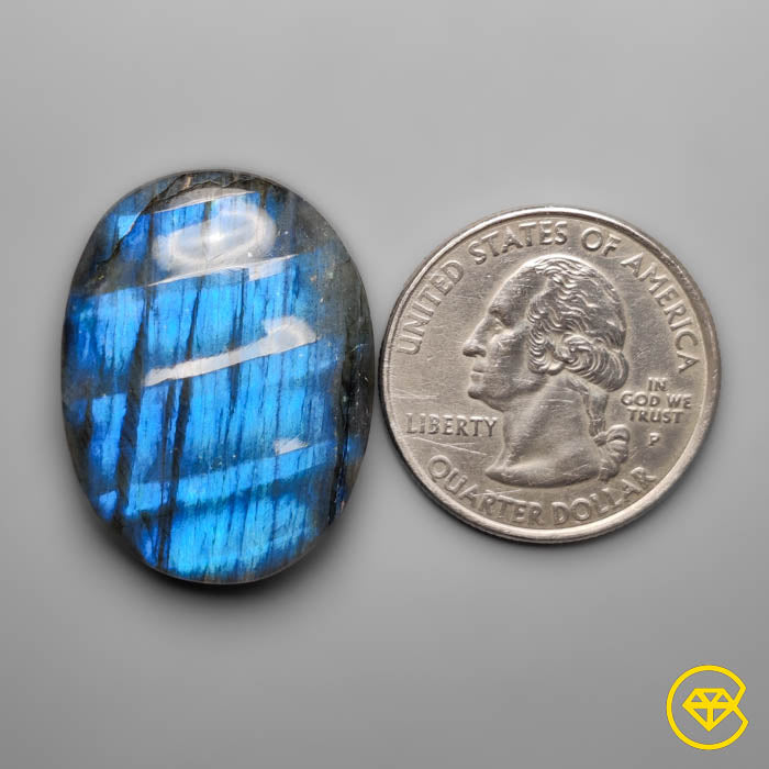 Blue Labradorite Strip Carving