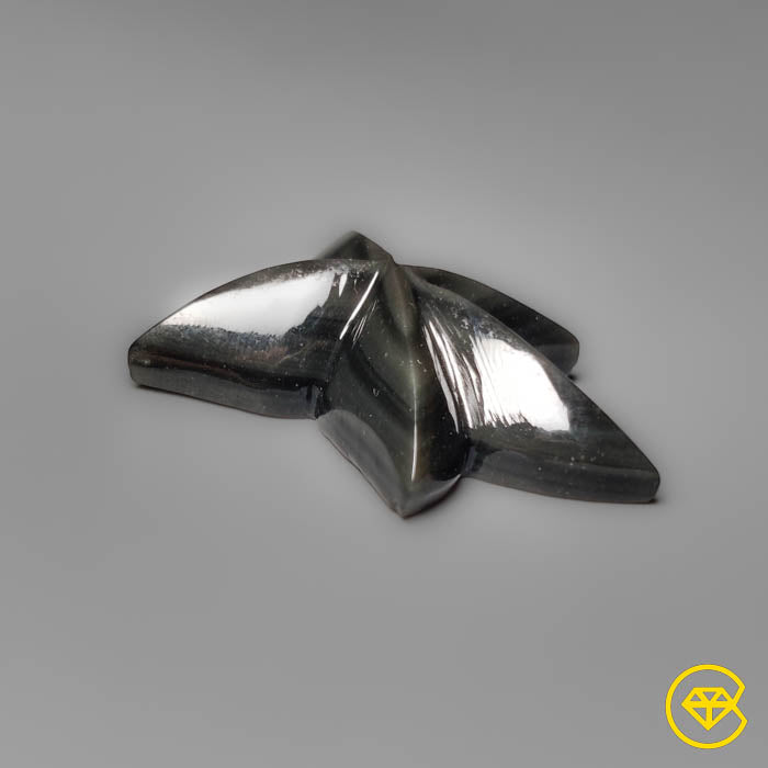 Rainbow Obsidian Star Fish Carving