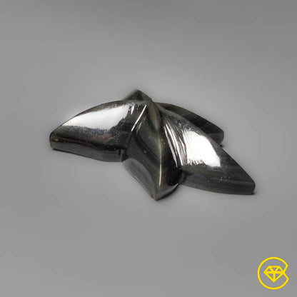 Rainbow Obsidian Star Fish Carving