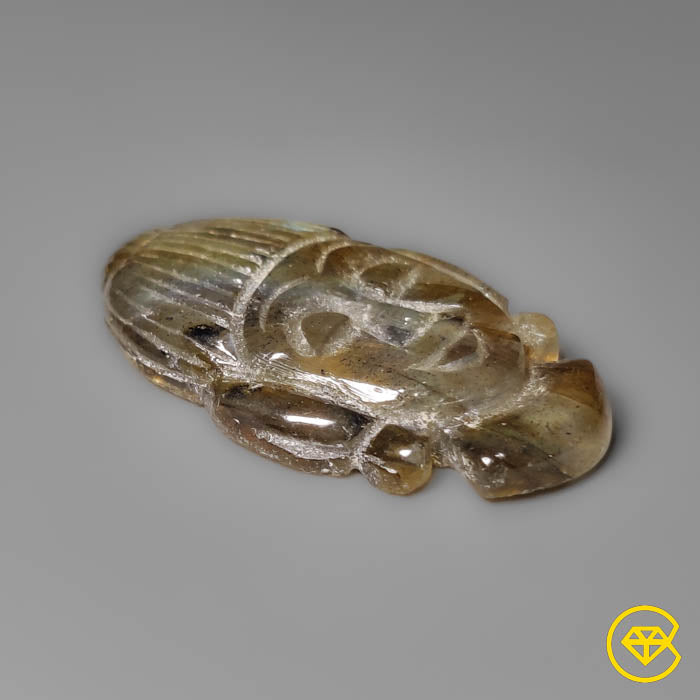 Spectrolite Handcarved Buddha Face Carving