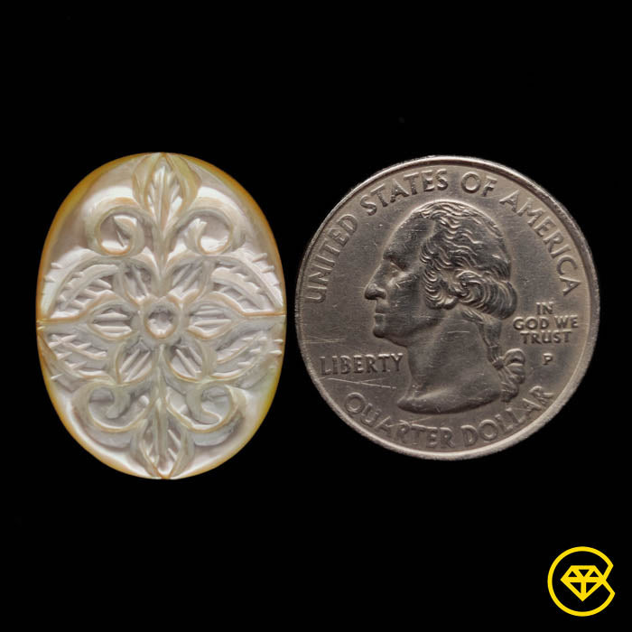 Mother Of Pearl Mughal Carving